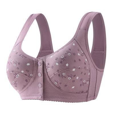 Front Open Padded Bra with button