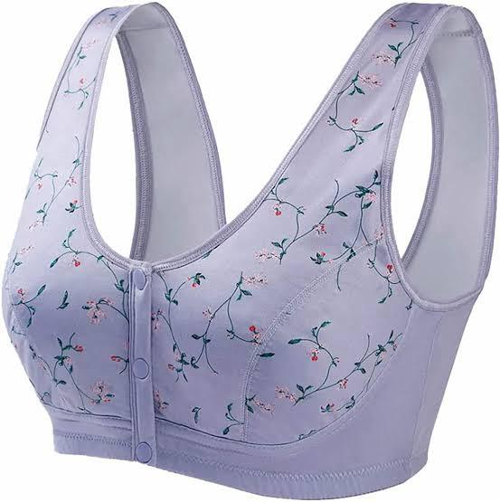 Front Open  Padded Bra with button