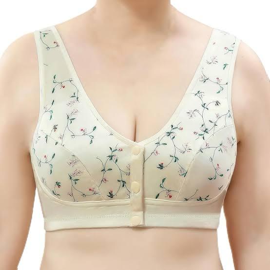 Front Open  Padded Bra with button