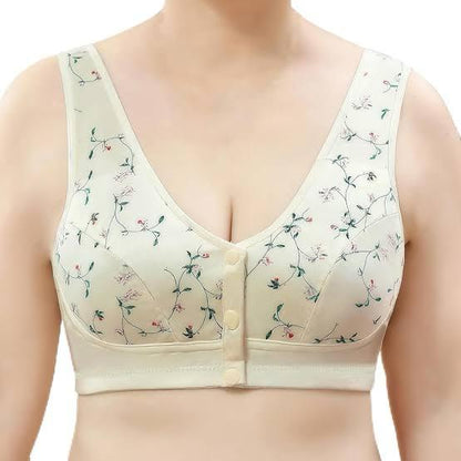 Front Open  Padded Bra with button