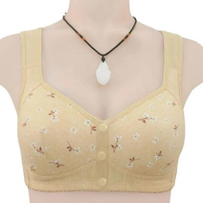 Front Open  Padded Bra with button